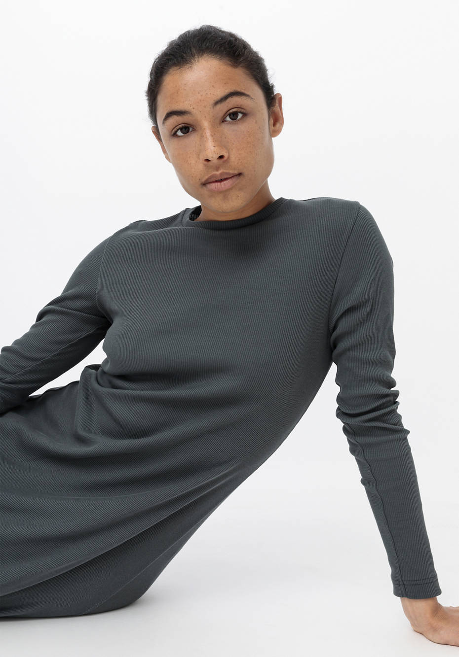 Midi-Kleid aus reiner Bio-Baumwolle