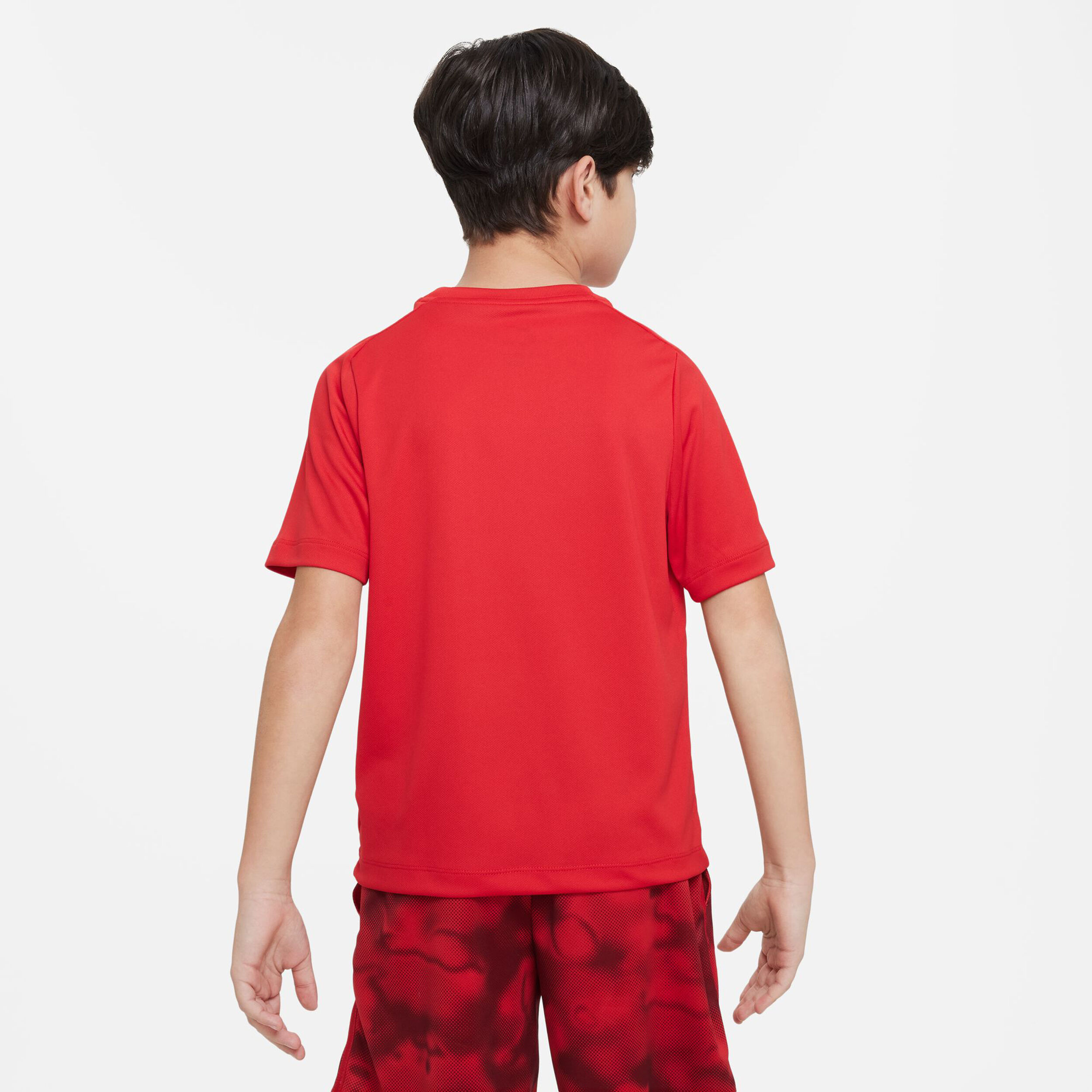 Dri-Fit Graphic T-Shirt Jungen - Rot, Weiß