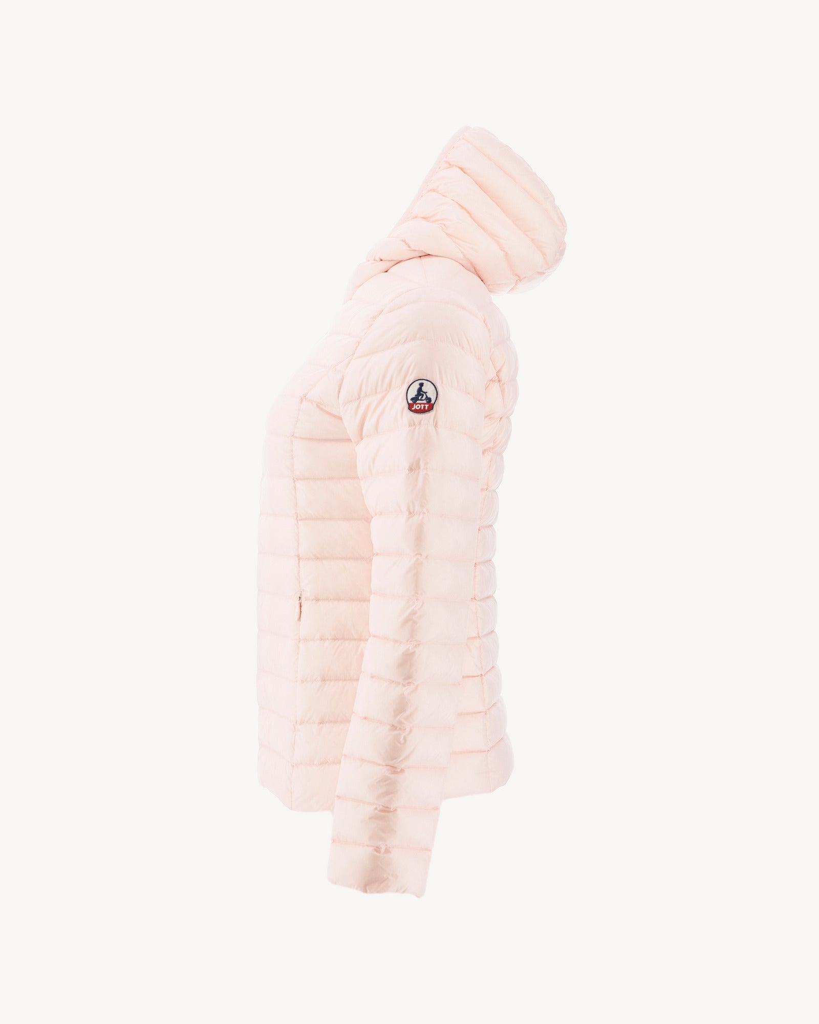 Doudoune légère à capuche Rose clair Cloe