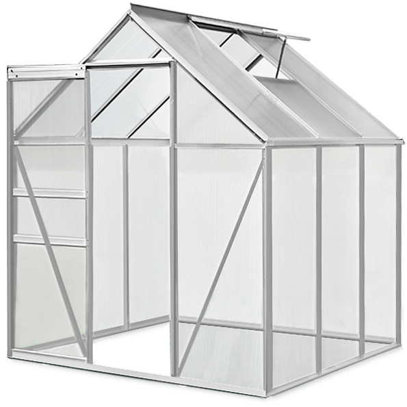 Casaria Deuba Gewächshaus aus Aluminium 5,85m³