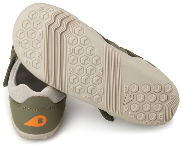 bobux kid+ ~ Summit Sandale ~ Burnt Olive & Fog