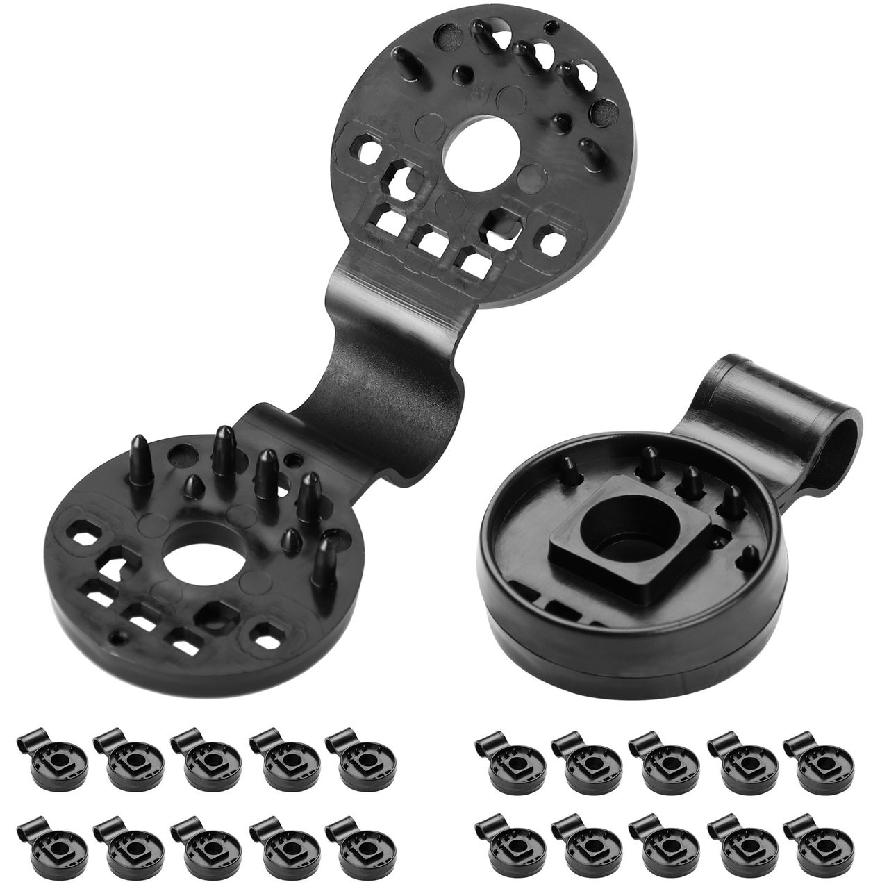 Casaria Detex® Befestigungsclips 20er-Set