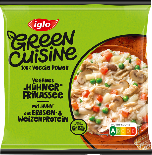 Iglo Green Cuisine veganes Hühner Frikassee