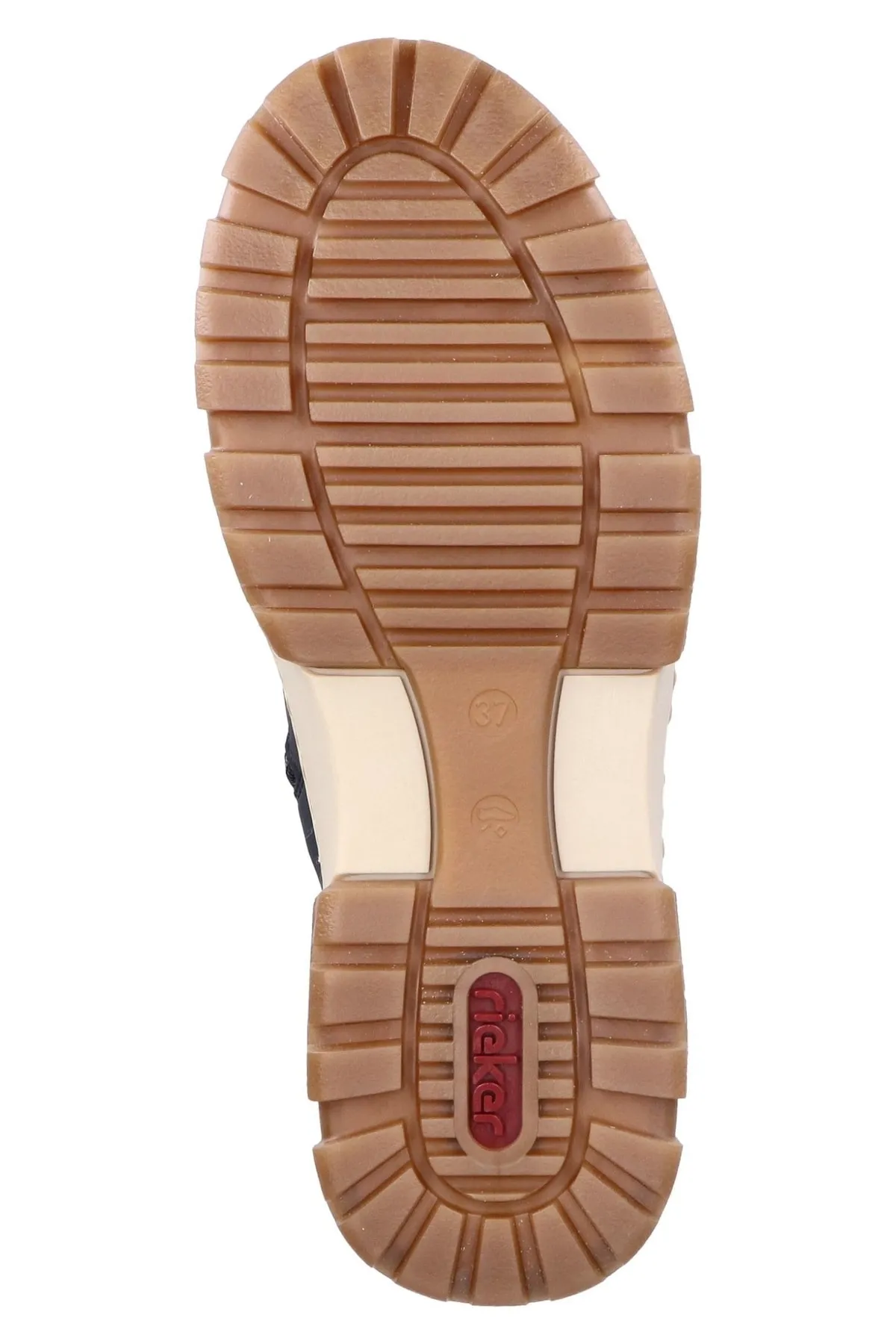 Rieker  Stiefelette - Blau - Flacher Absatz