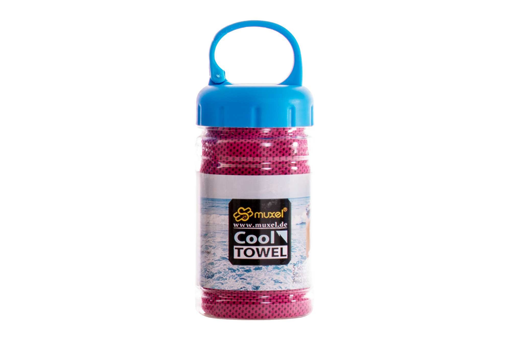 Muxel Sporthandtuch 4 x Ice Tuch, Cool Down Towel Eis-Kühltuch bei, Kühlfaser (4-St)