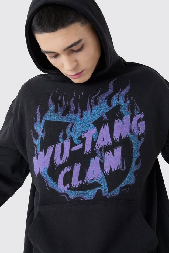 Oversize Hoodie mit lizenziertem Wu Tang Clan Print