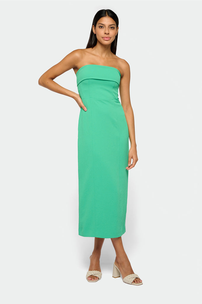 Robe Midi Bustier Oyster