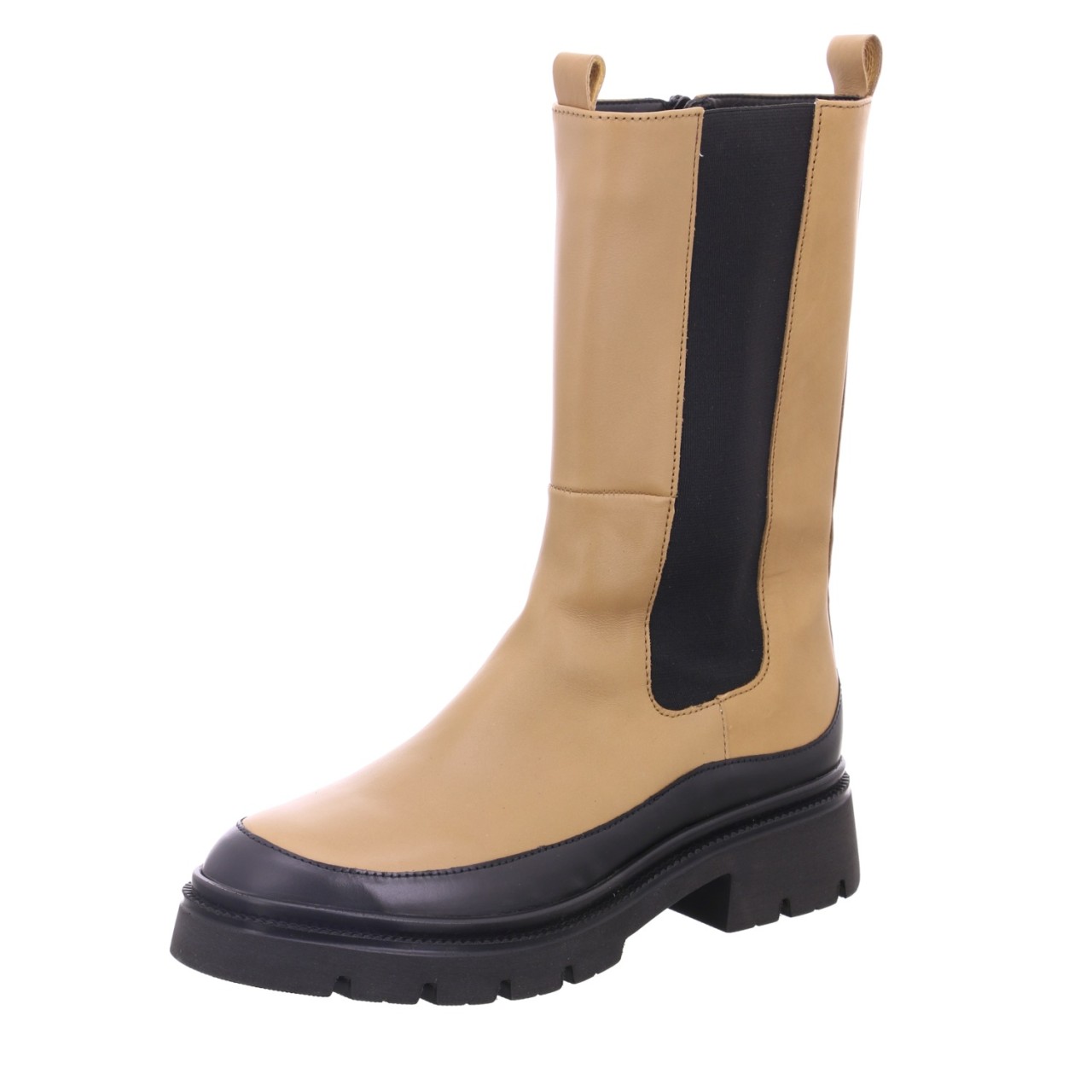 GABOR Stiefeletten beige chino schwarz