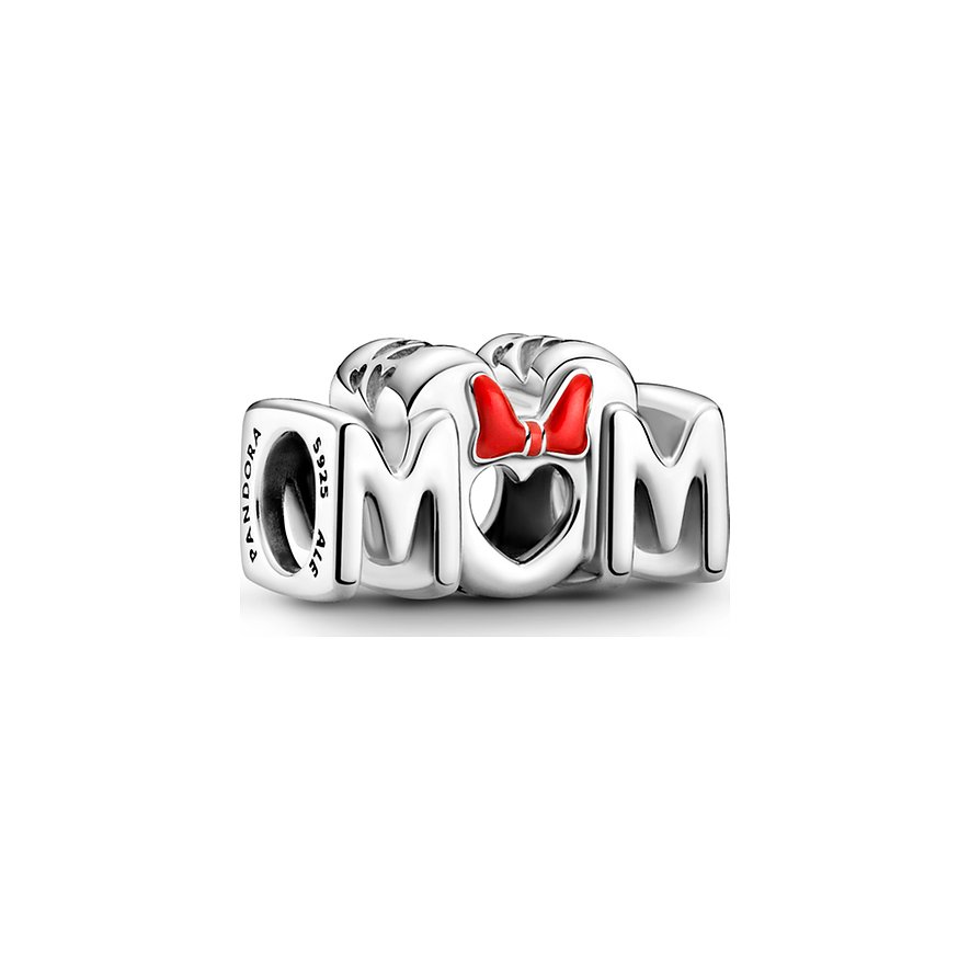 Pandora Charm x Pandora Minnie Maus Schleife & Mum