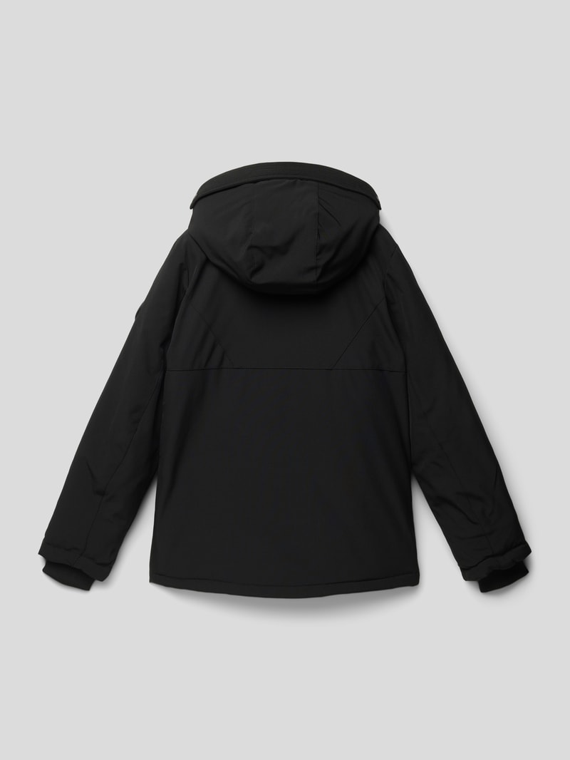 Jacke mit Brusttasche Modell 'Thames' in schwarz