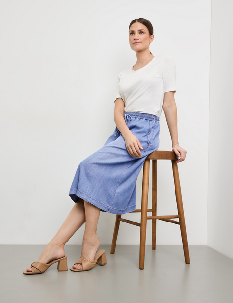 Jeansrock in A-Linie