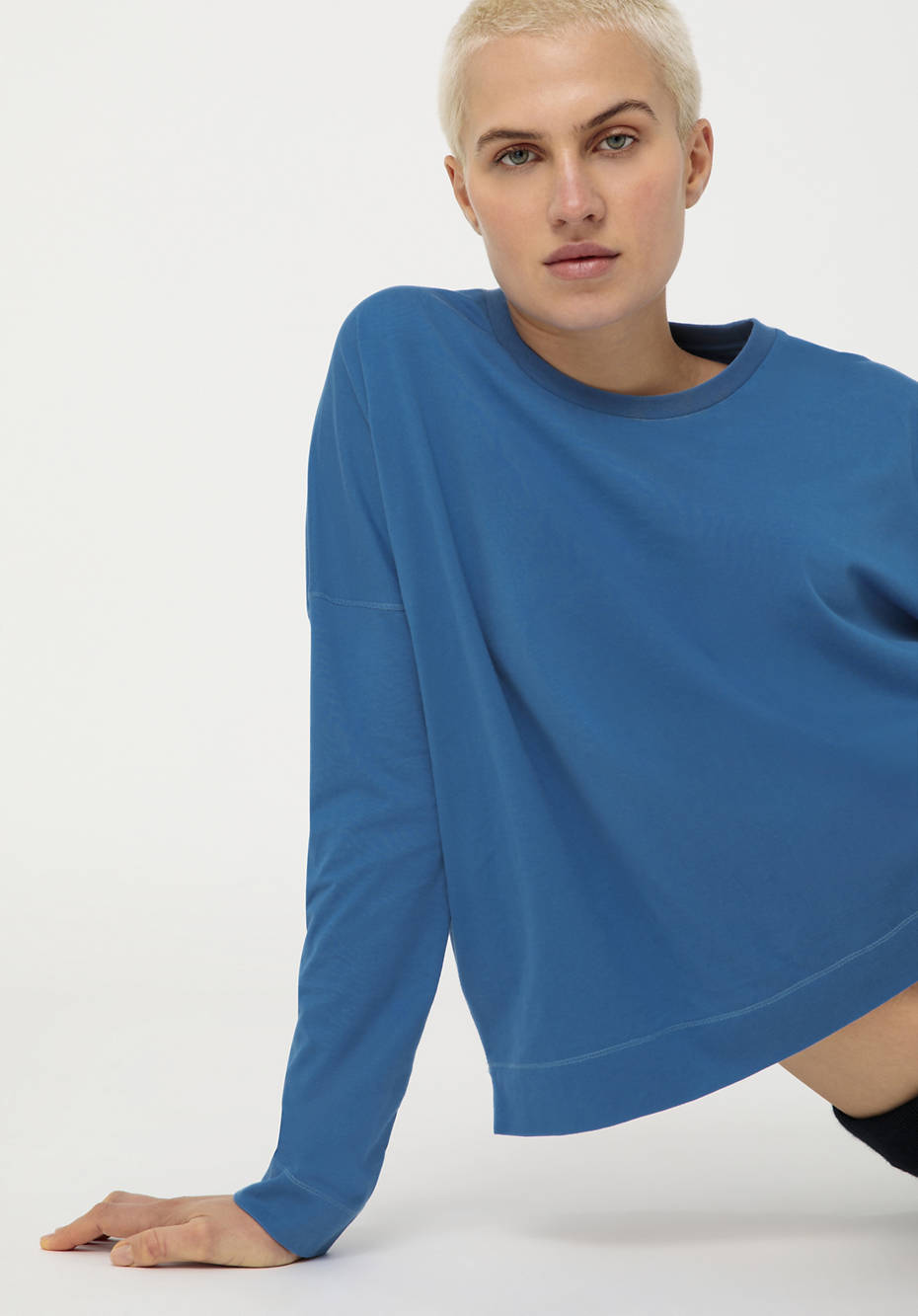 Langarm-Shirt aus reiner Bio-Baumwolle