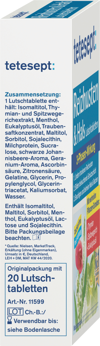 Reizhusten & Hals Lutschtabletten, 20 St