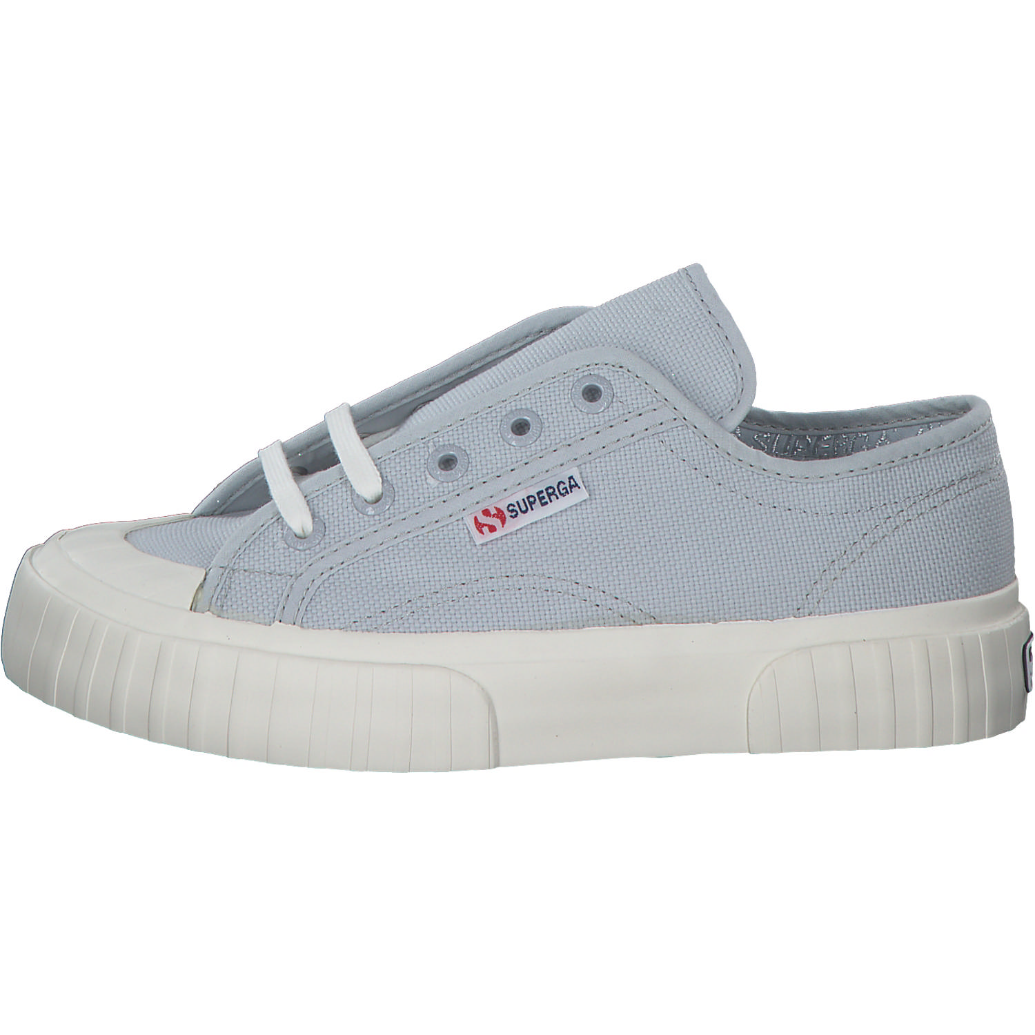 Superga 2630 Stripe S00GRT0, Sneakers Low, Damen, grey lilla favorio