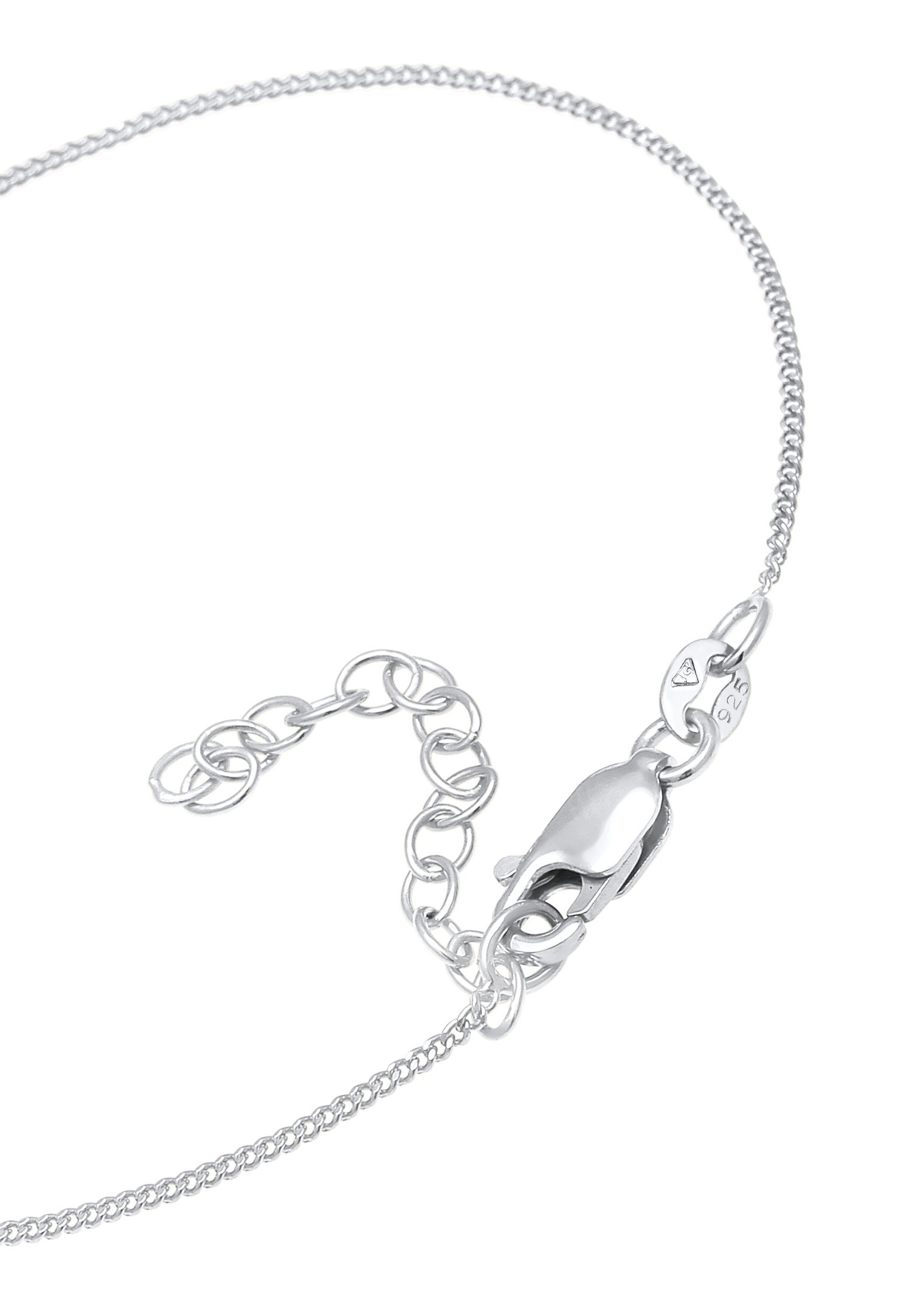Elli DIAMONDS elegáns női szoliter négyzet alakú gyűrű gyémánttal (0,1 karát) 925 sterling ezüstből