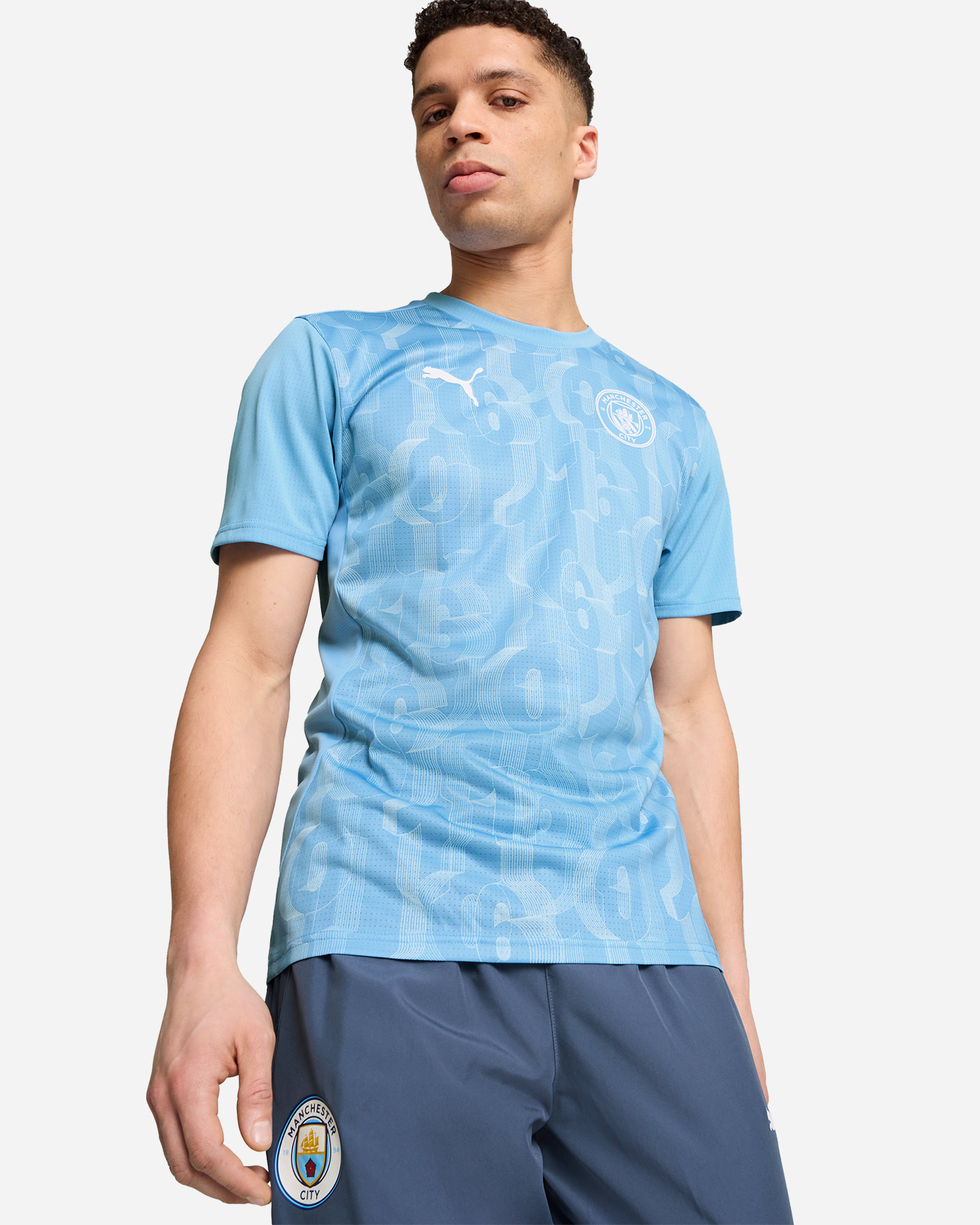 Oficiálne futbalové oblečenie Puma Manchester City Prematch 24-25 M 777578-21