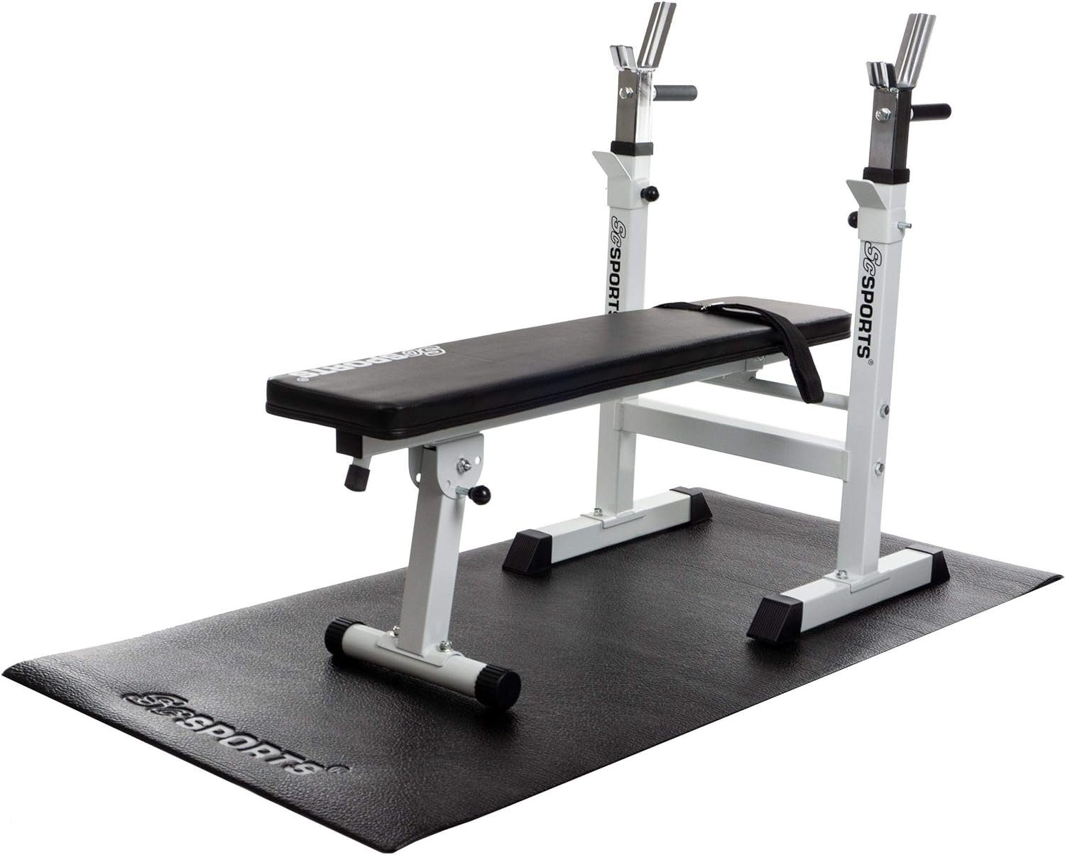 ScSPORTS® Fitnessmatte Bodenmatte Bodenschutzmatte 150x65 cm Unterlegmatte für Fitnessgeräte (1-St)