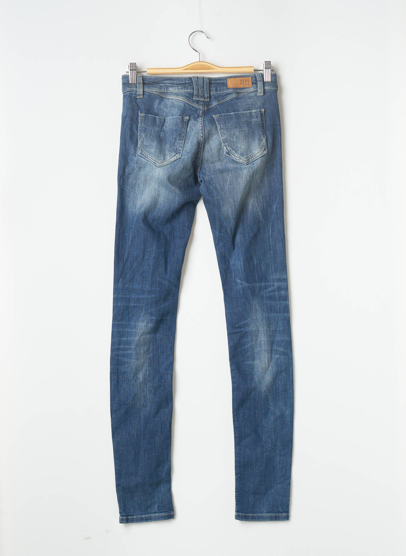 Vero Moda Jeans Coupe Slim Femme couleur bleu