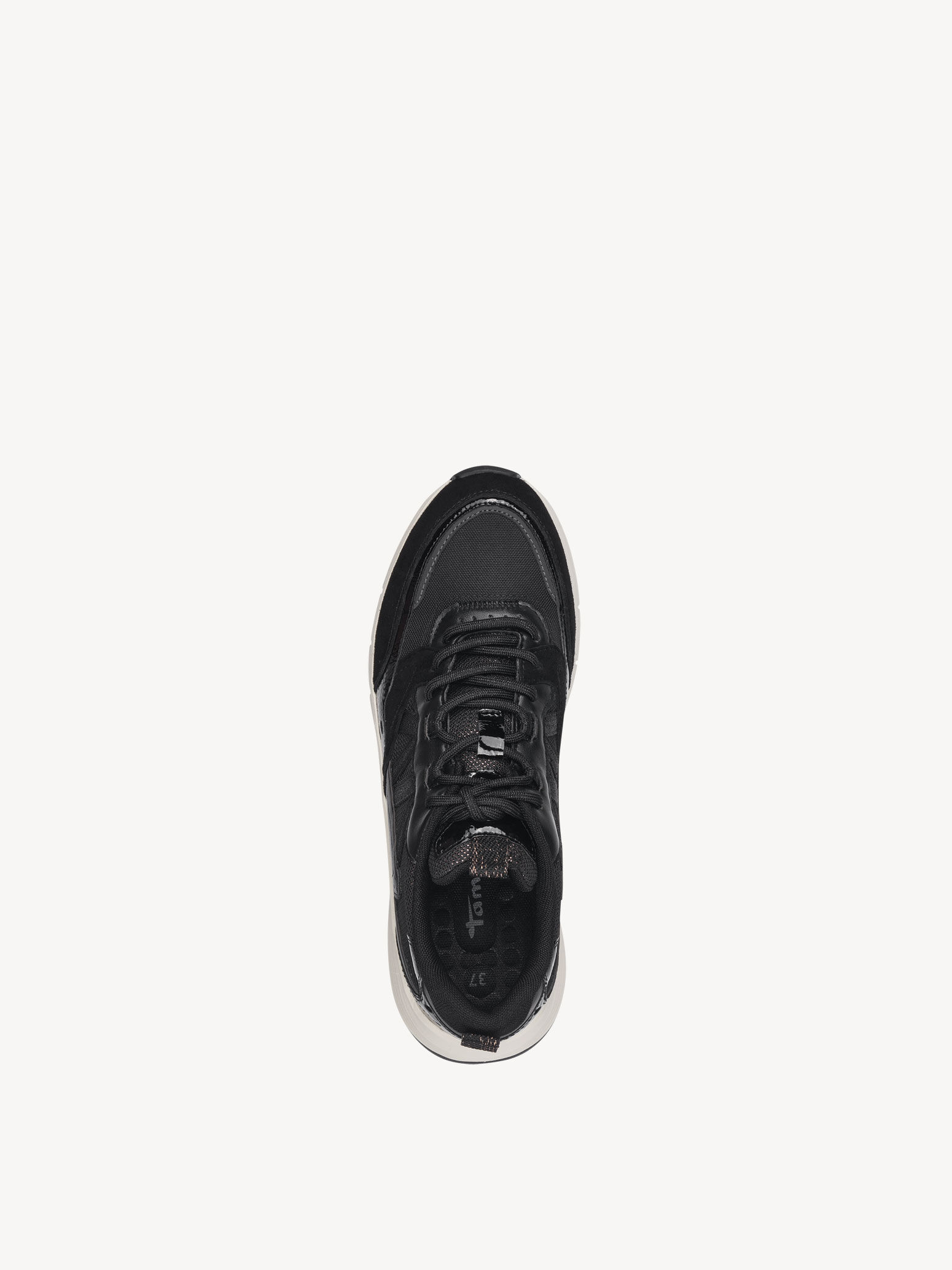 Basket en cuir - noir