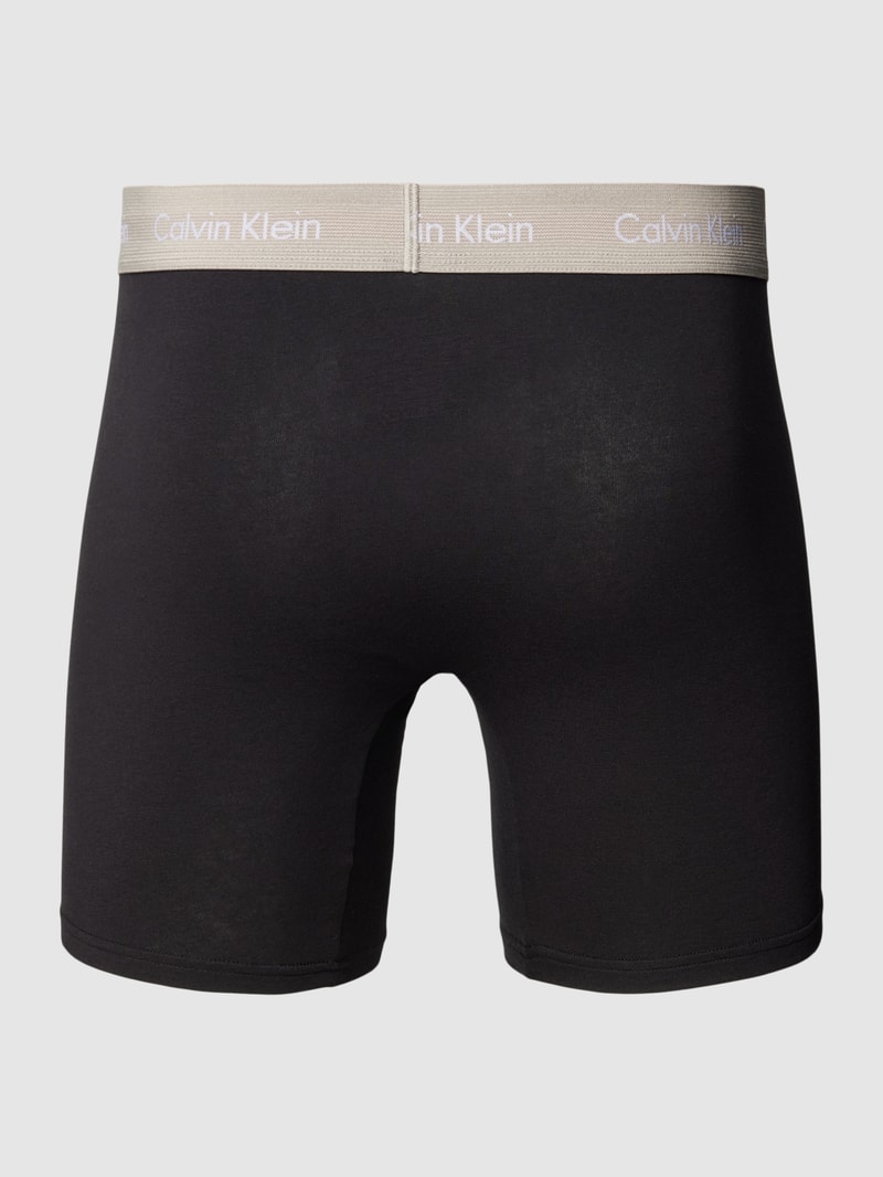 Boxershorts mit elastischem Logo-Bund im 3er-Pack in schwarz