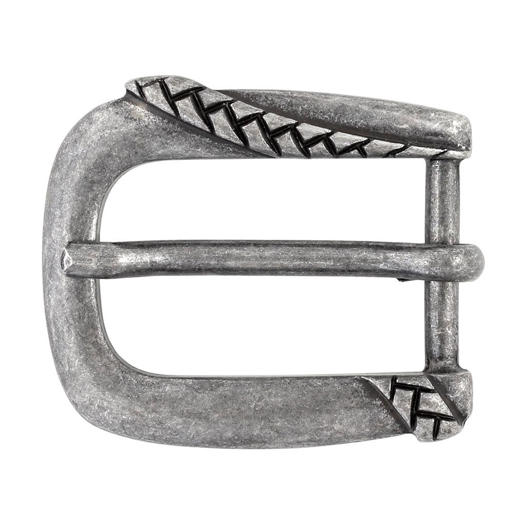 FREDERIC HERMANO Gürtelschnalle 20mm Zamak Schwarz - Buckle Braid - 318307510020