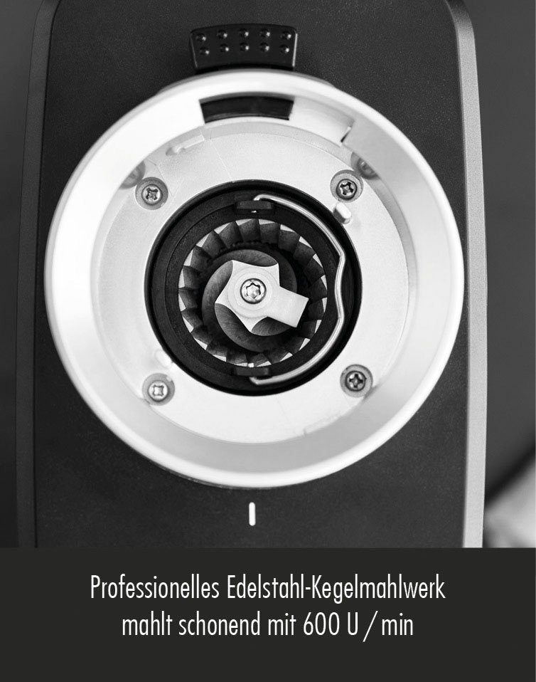 Gastroback Kaffeemühle 42643 Design Digital, 180 W, Kegelmahlwerk, 320 g Bohnenbehälter
