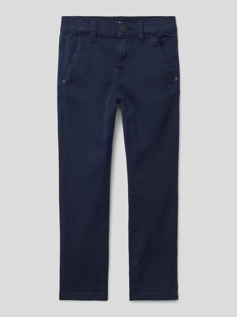 Hose mit Gesäßtasche in marineblau