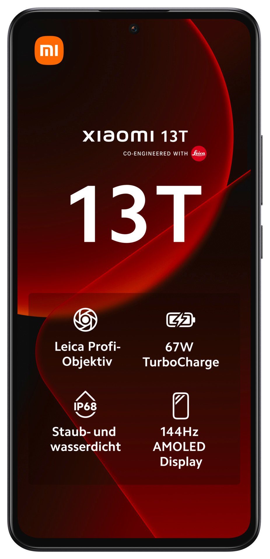 Xiaomi 13T mit 8GB RAM + 256GB internem Speicher Smartphone (16,94 cm/6,67 Zoll, 256 GB Speicherplatz, 50 MP Kamera, 16,94 cm (6,67 Zoll) 144 Hz CrystalRes AMOLED Display)