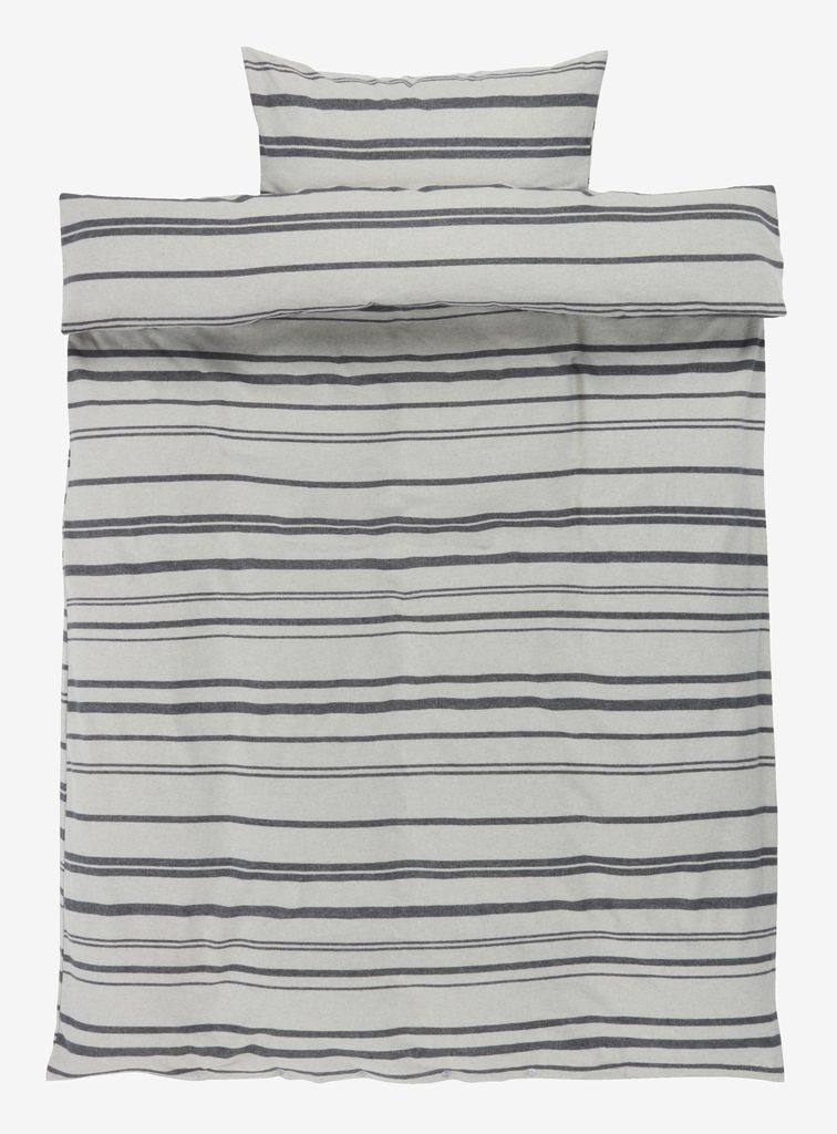 LISSI plus LISSI flannel bedding set 140x200 gray