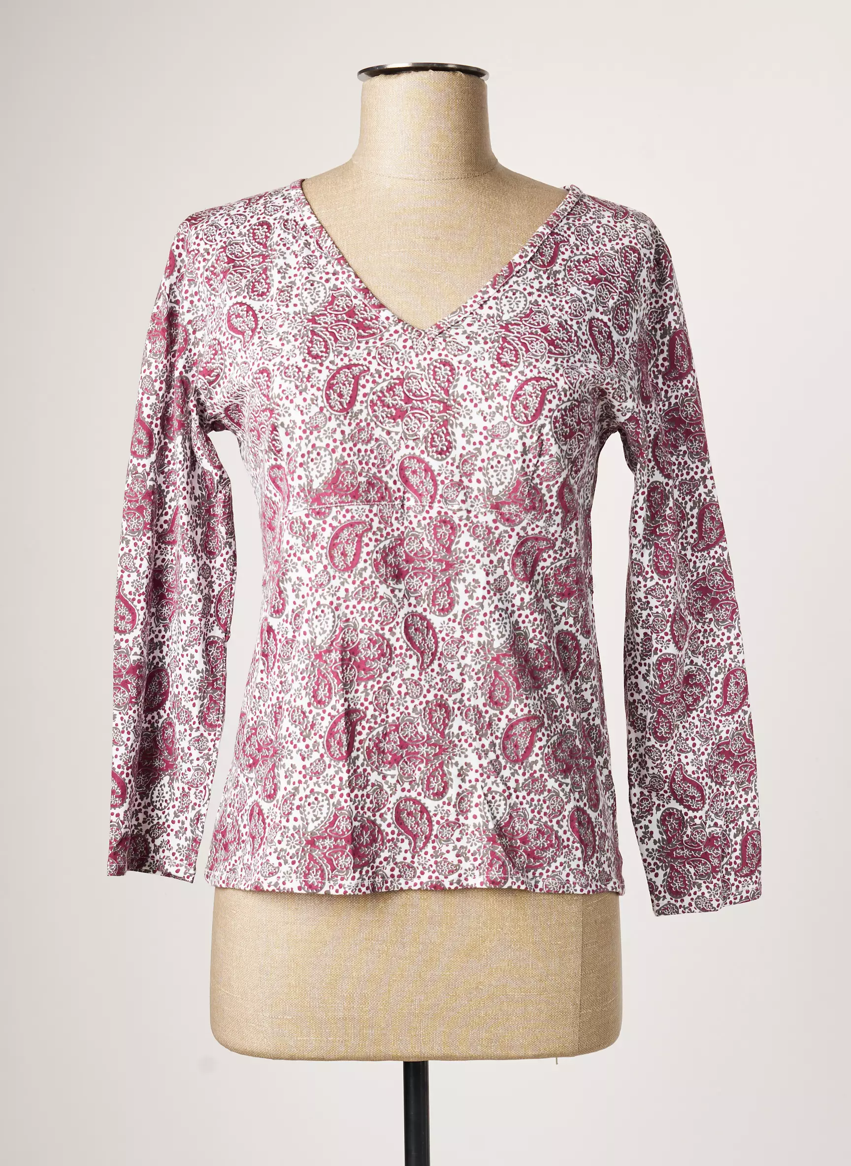 Bamboo S Tshirts Femme couleur rouge