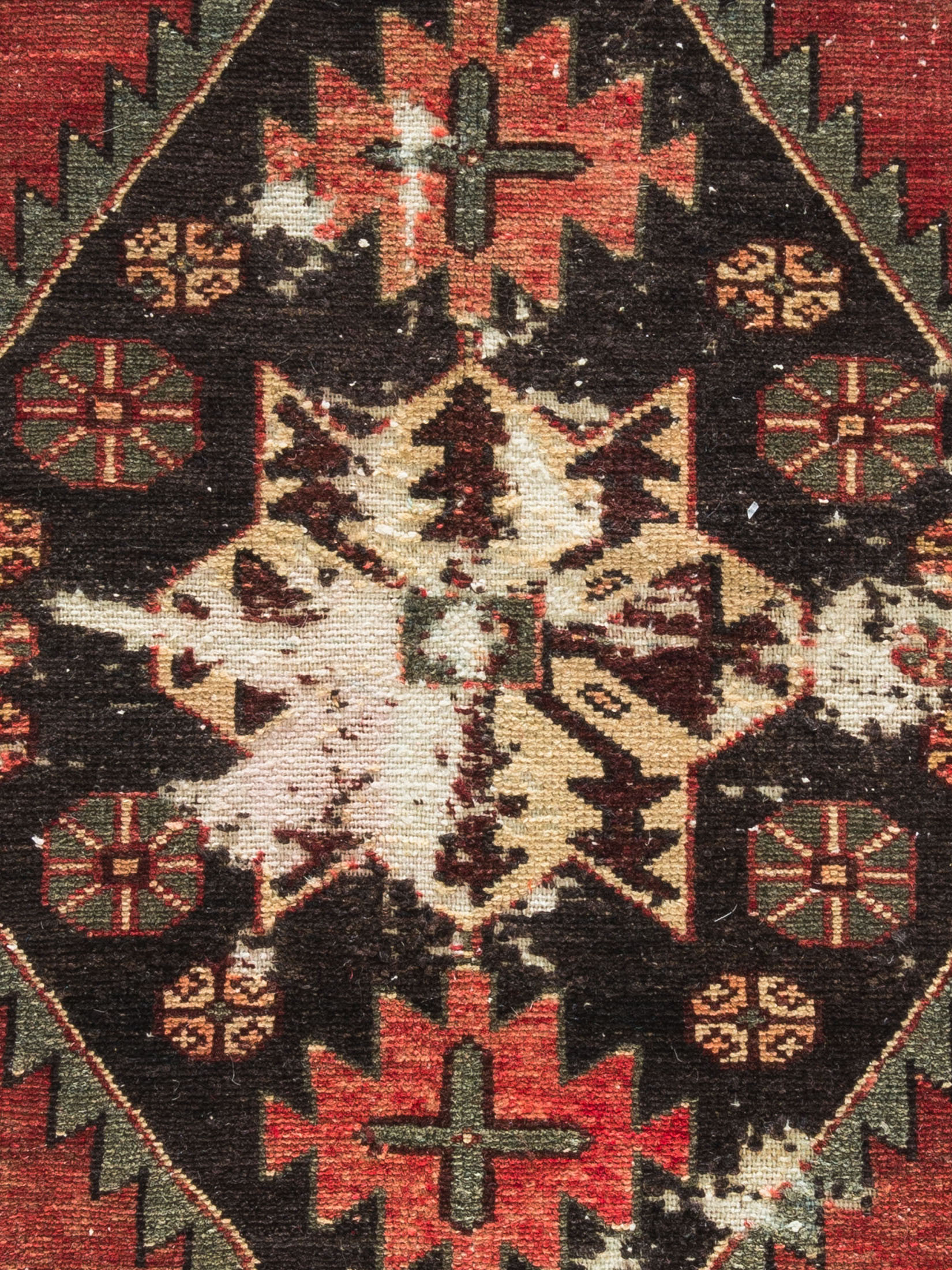 Mazlaghan Hamadan Vintage ca. 108 x 168 cm, Unikat / Einzelstück