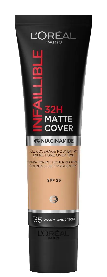 L'Oréal Paris Infaillible 24H Matt Cover Foundation 135 Radiant Vanilla