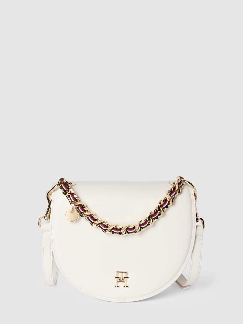 Saddle Bag mit Label-Applikation in weiß