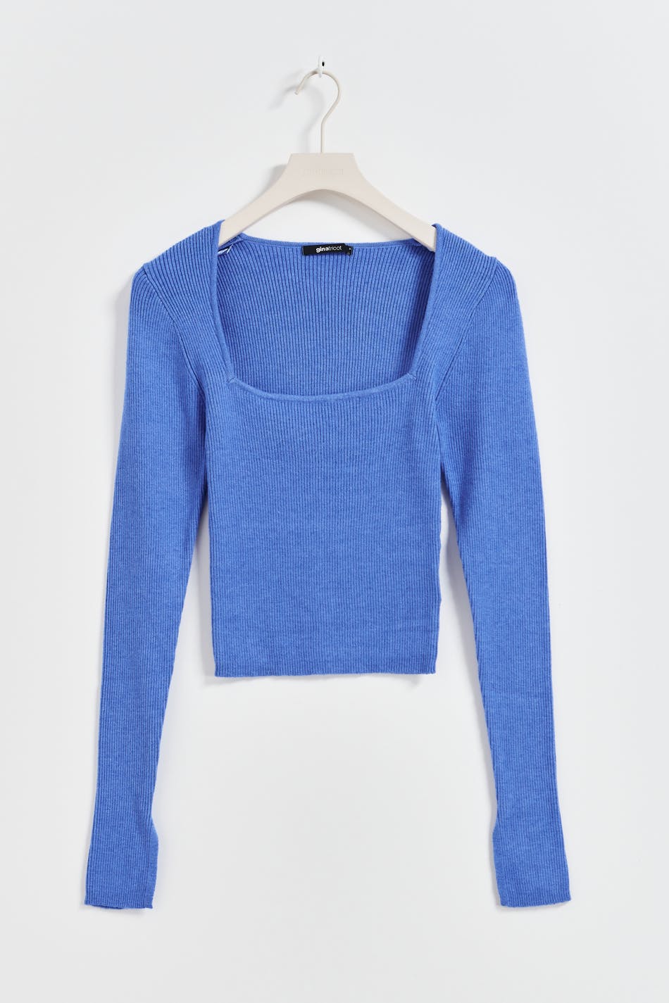 Knitted squareneck top