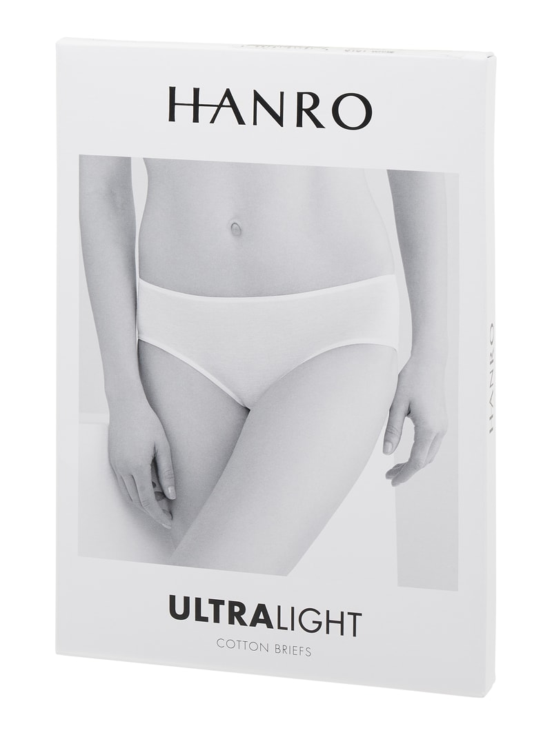Slip aus merzerisierter Baumwolle Modell 'Ultra Light' in weiß