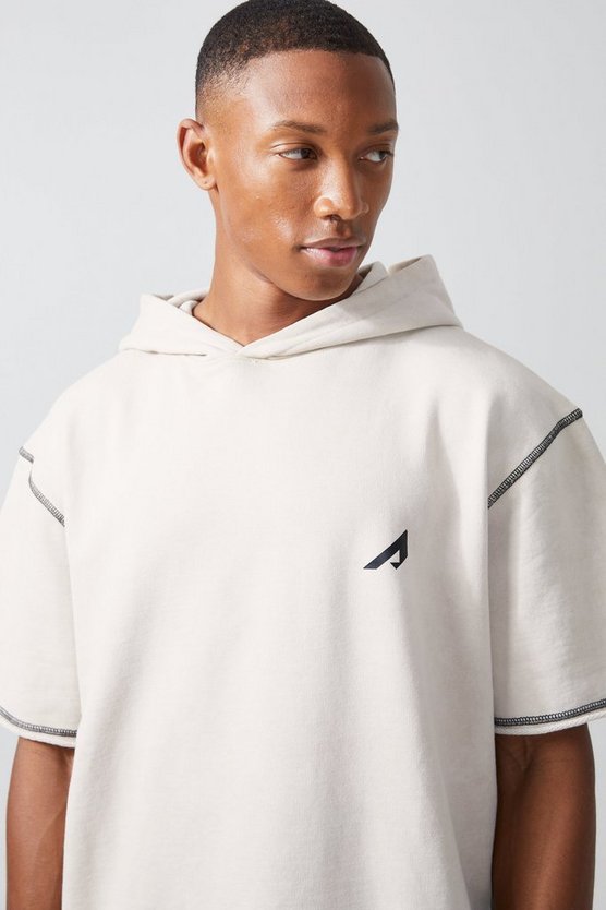 Active Oversize Hoodie mit Acid-Waschung