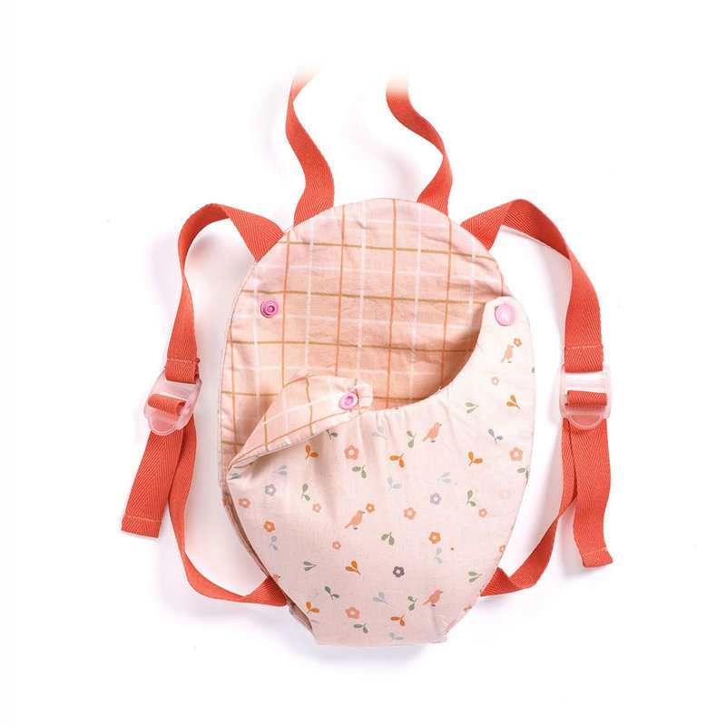 Porte bébé Lavender pour poupon 32 cm Pomea Djeco