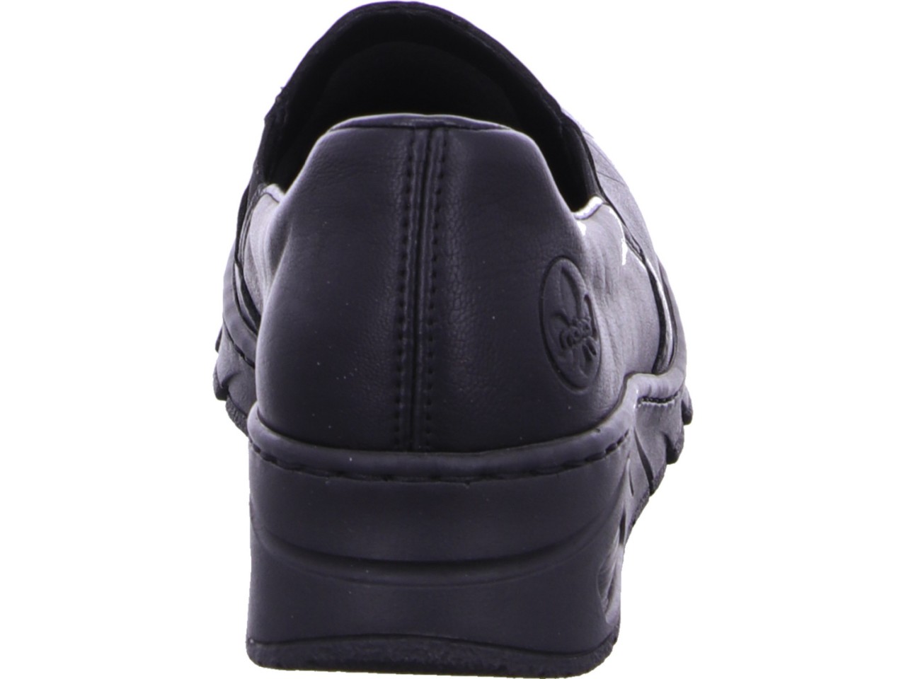 RIEKER Sportliche Slipper schwarz