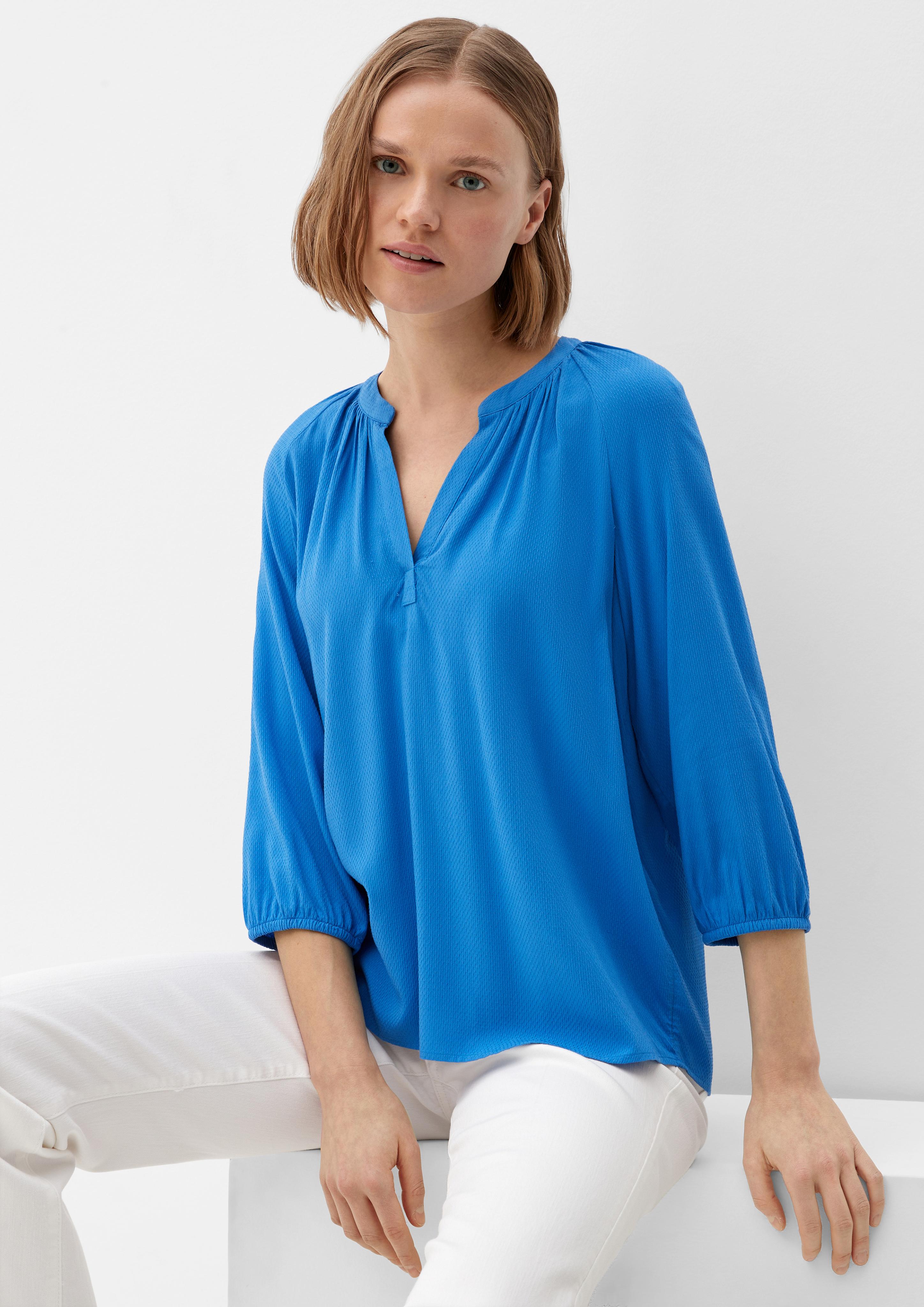 Viskosebluse mit Tunika-Ausschnitt  2128374-5520