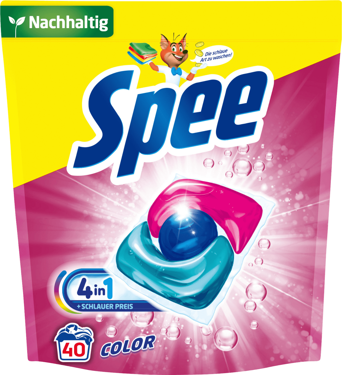 Colorwaschmittel Power Caps, 40 Wl