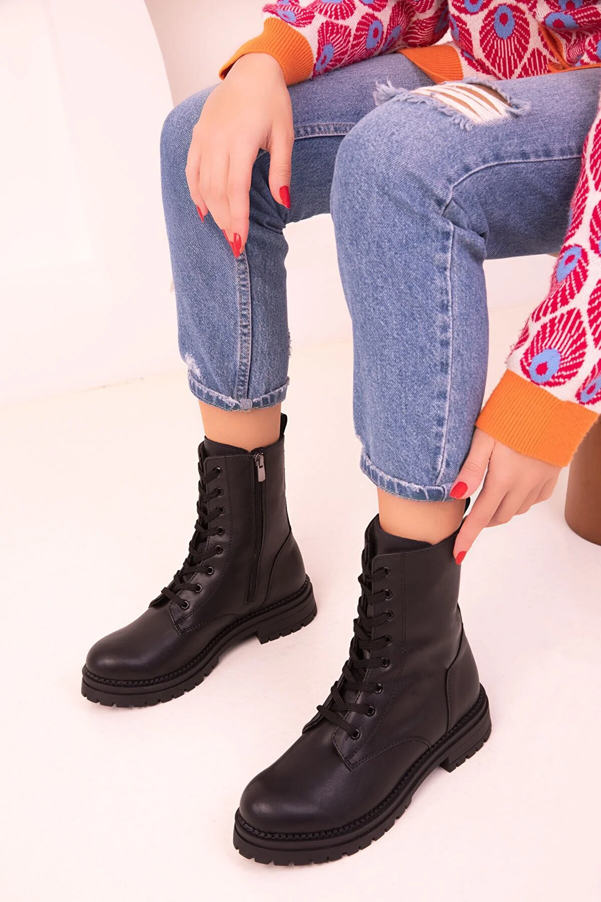 SOHO  Schwarze Damenstiefel & Booties 13786