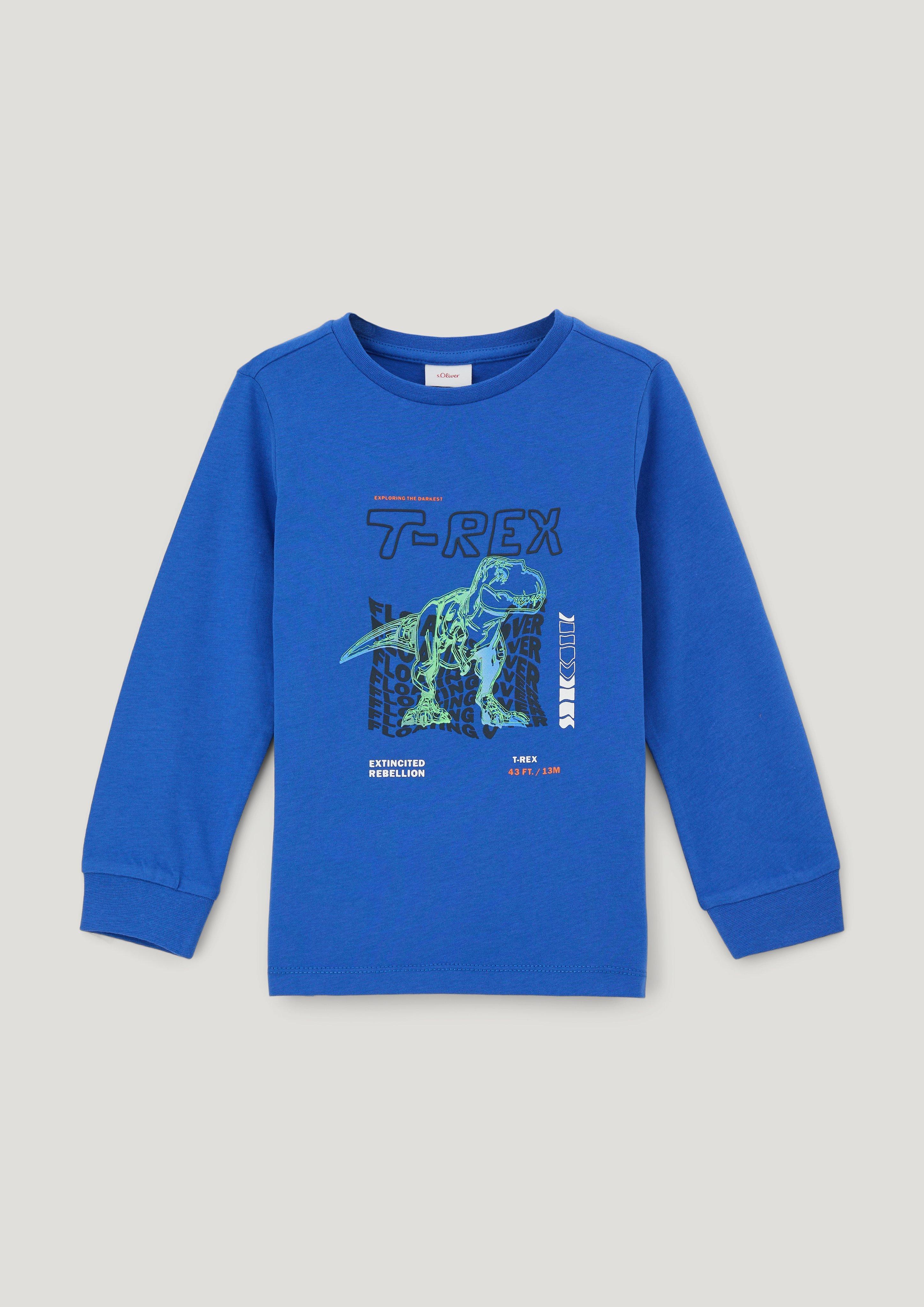 Longsleeve mit gummiertem Print  2134106-5588
