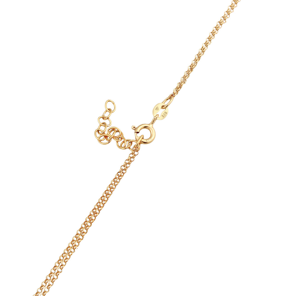Elli Elli Collier Femmes Choker Couches Monnaie avec Coquillage Cauri en Argent Sterli collier