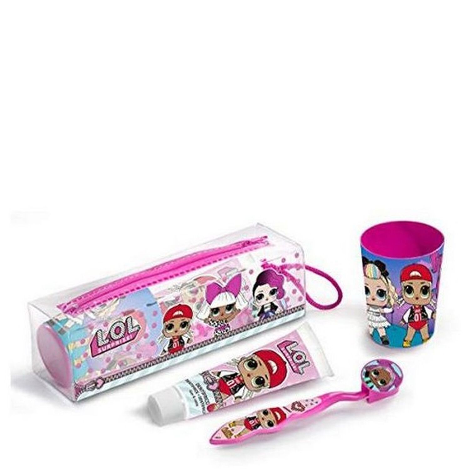 l.o.l LOL Trousse Dentifrice, Gobelet & Brosse à Dents