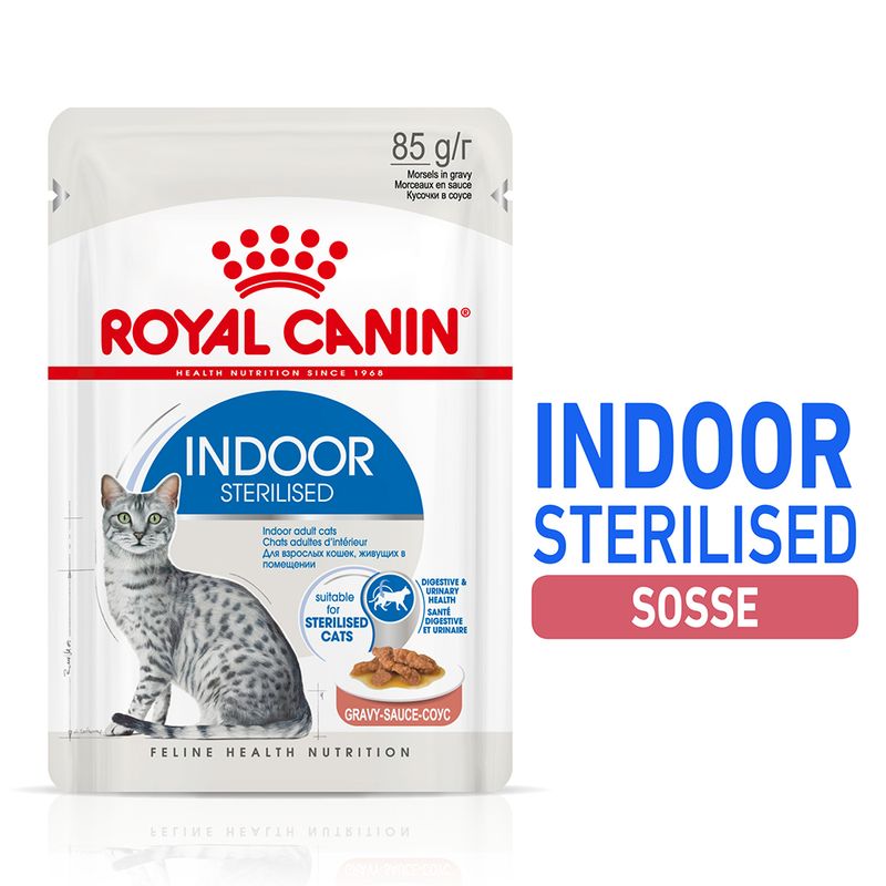 Royal Canin Indoor Sterilised in Soße zu TOP-Preisen | bitiba %