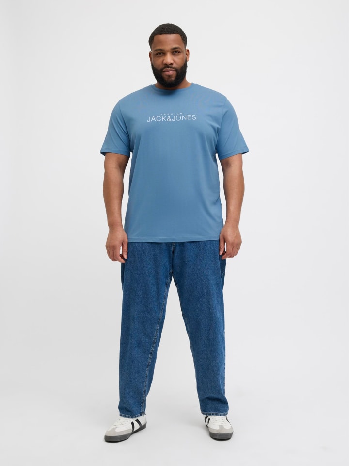 JACK & JONES PLUS T-shirt in Quiet Harbor günstig kaufen