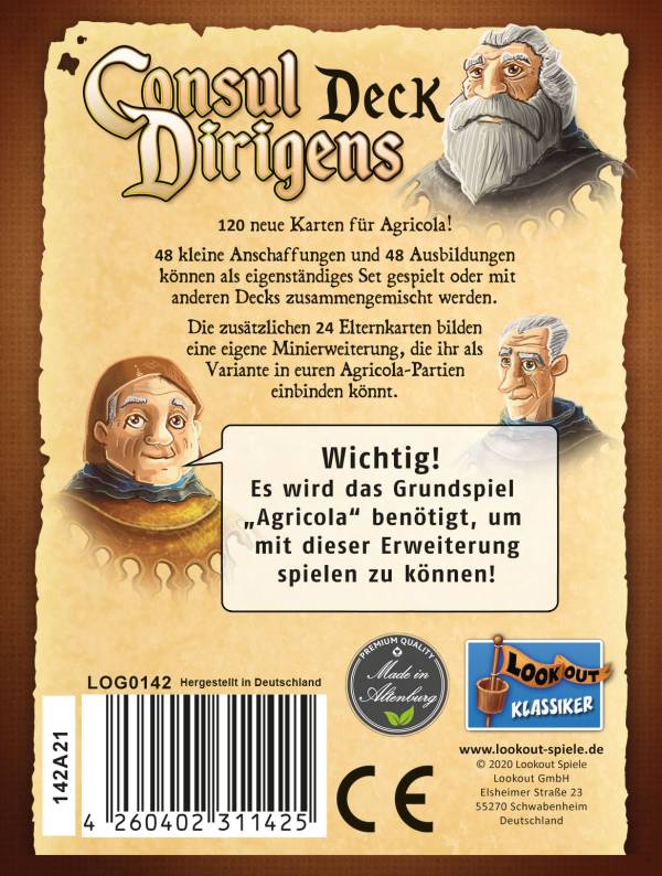 Agricola: Consul Dirigens (Erw.)