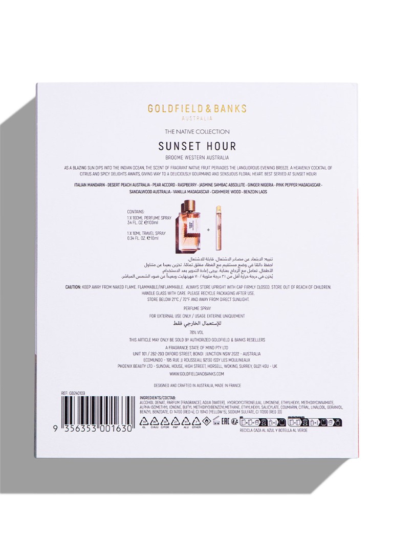 Goldfield & Banks Sunset Hour 2024 Weihnachtsset – Limitiertes Parfümset