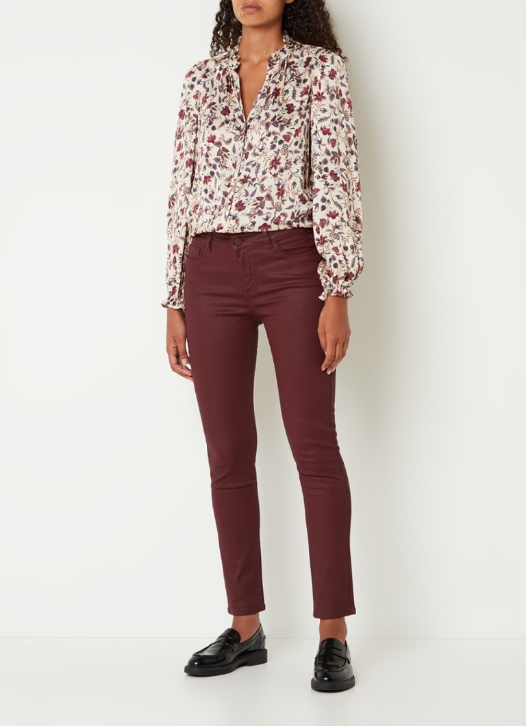 Pantaloni slim fit a vita alta Elana di Gerard Darel con rivestimento ed elasticità