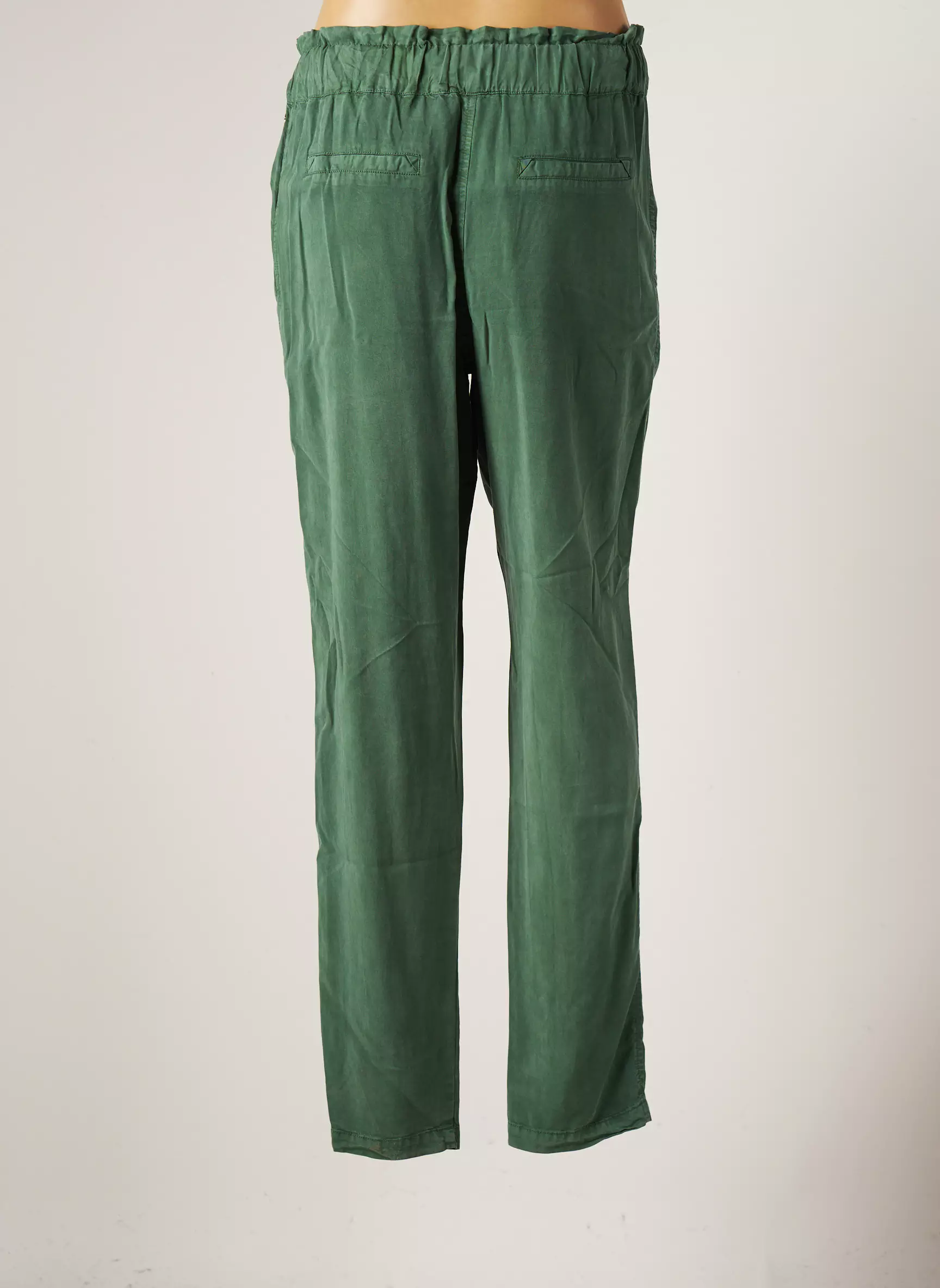 Lola Espeleta Pantalons Droits Femme couleur vert